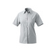 Bluse halbarm Modell 451 60% Baumwolle, 40% Polyester silber grau 52