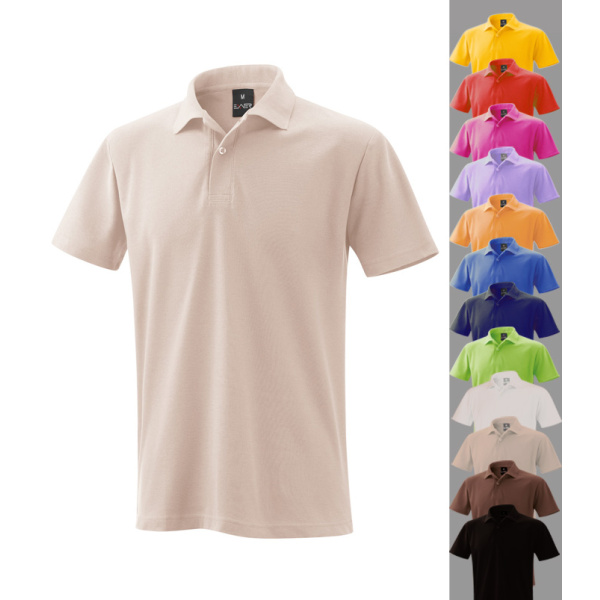 Herren Poloshirt Polo Shirt sand 5XL