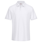 Polo-Shirt Piqué weiß 3XL