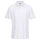 Polo-Shirt Piqué weiß 4XL