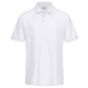 Polo-Shirt Piqué weiß 5XL