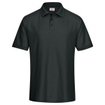 Polo-Shirt Piqué schwarz M