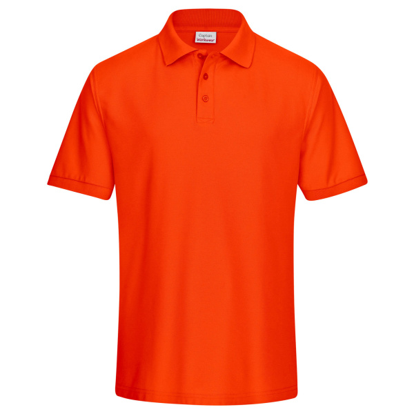 Polo-Shirt Piqué orange S