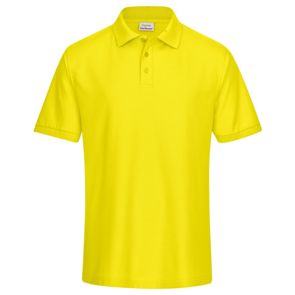 Polo-Shirt Piqué gelb 4XL
