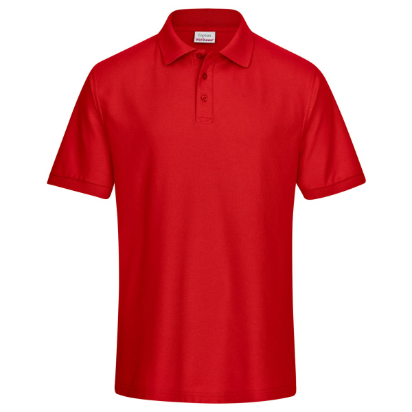 Polo-Shirt Piqué rot 3XL