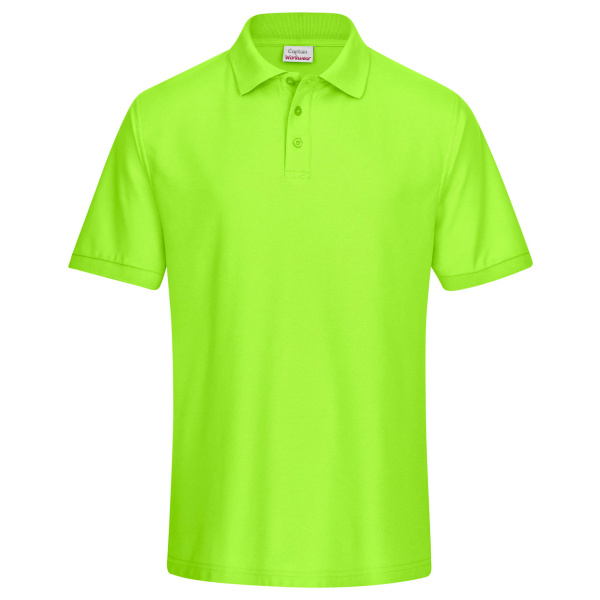 Polo-Shirt Piqué apfelgrün 5XL