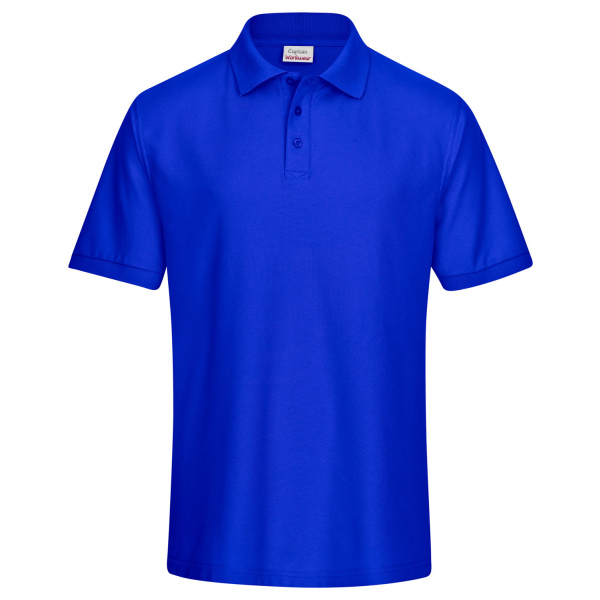 Polo-Shirt Piqué royalblau L