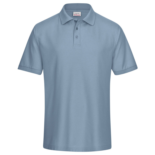 Polo-Shirt Piqué grau L