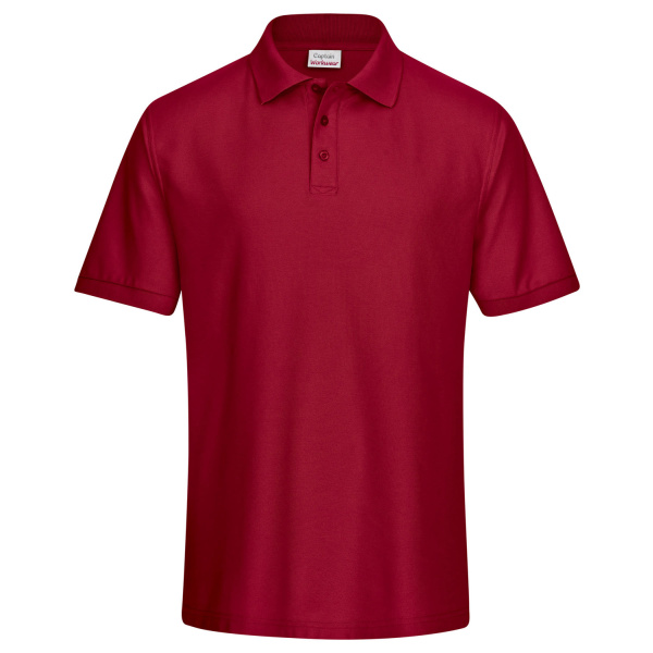 Polo-Shirt Piqué bordeaux L