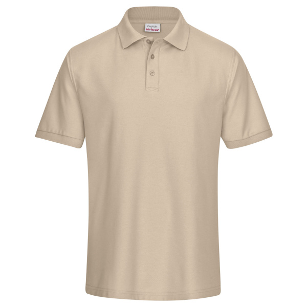 Polo-Shirt Piqué beige XS