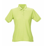 Damen Polo-Shirt Piqué apfelgrün 4XL