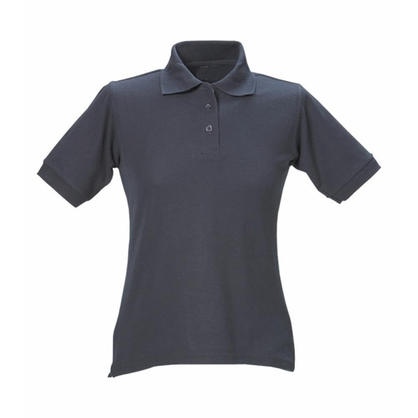 Damen Polo-Shirt Piqué marine L