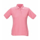 Damen Polo-Shirt Piqué pink L
