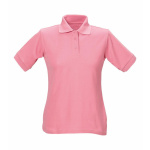 Damen Polo-Shirt Piqué pink 3XL