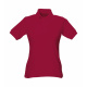 Damen Polo-Shirt Piqué bordeaux L