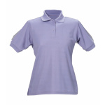 Damen Polo-Shirt Piqué flieder M