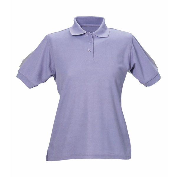 Damen Polo-Shirt Piqué flieder XL