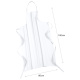Basic Latzschürze 100x80cm | Hervorragende Taillen-Schürze für Frau & Mann | Innovative Mischung aus Baumwolle & Polyester