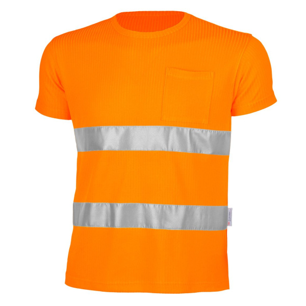 Warnschutz T-Shirt Mit 60 Mm Breitem Reflex