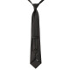 Security Krawatte schwarz, Knoten vorgebunden mit Gummizug oder Clip Verschluss, für Sicherheit, Service & Gastronomie
