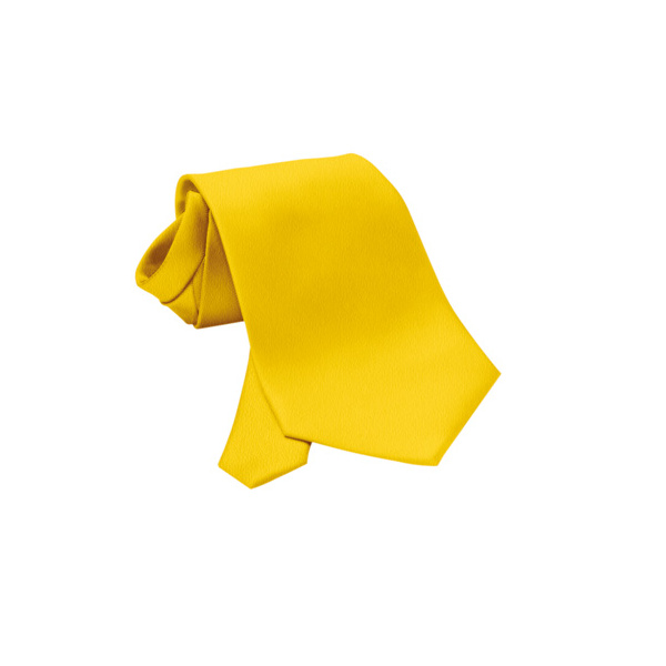 Krawatte Modell 914 65% Polyester, 35% Baumwolle gelb