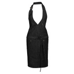 GREIFF Damen-Latzschürze 70x65 Modell 44112 black denim