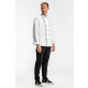 GREIFF Herren-Kochjacke  Modell 5568 weiss/Paspel schwarz Gr. XL