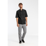 GREIFF Herren-Kochjacke Halbarm Modell 5567 schwarz Gr. S