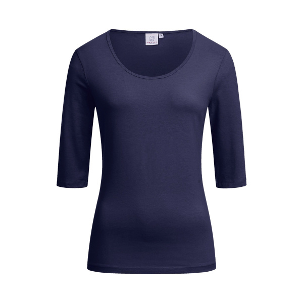 GREIFF Damen-Shirt Rundhals kurzarm Modell 6680 marine Gr. L