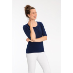 GREIFF Damen-Shirt Rundhals kurzarm Modell 6680 marine Gr. L