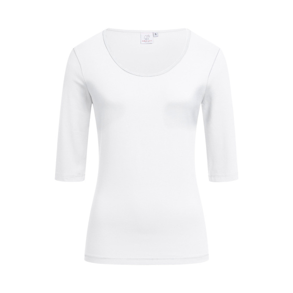GREIFF Damen-Shirt Rundhals kurzarm Modell 6680 weiss Gr. L