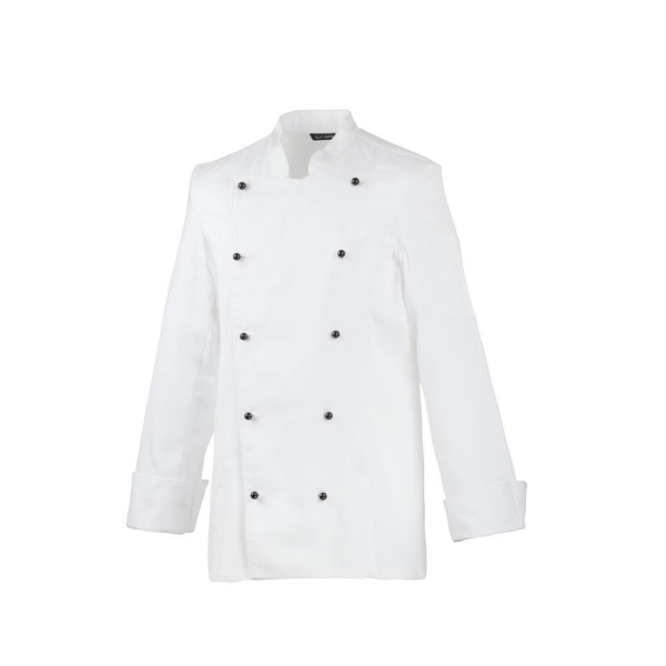 Damenkochjacke Bäcker/Kochjacke Modell 214 langarm weiß Gr. L