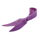 Servicekrawatte / Kurzkrawatte Modell 107 65% Polyester, 35% Baumwolle purple