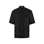 GREIFF Herren-Kochjacke Halbarm Modell 5567 schwarz Gr....