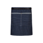 Schürze Modell 192 80x45cm denim blue stripe