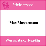 Bestickung: 1-zeilig, über der Brusttasche,...