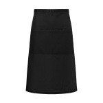 Bistroschürze Basic mit Tasche 70 x 70 cm schwarz