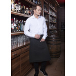 Bistroschürze Basic mit Tasche 70 x 70 cm schwarz