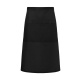 Bistroschürze Basic mit Tasche 70 x 70 cm schwarz