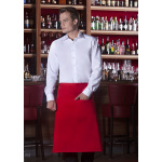 Bistroschürze Basic mit Tasche 70 x 70 cm rot