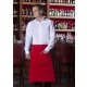Bistroschürze Basic mit Tasche 70 x 70 cm rot