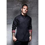 Kochhemd Button-Down ROCK CHEF®-Stage2 schwarz Gr.52