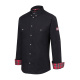 Kochhemd Button-Down ROCK CHEF®-Stage2 schwarz Gr.52