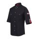Kochhemd Button-Down ROCK CHEF®-Stage2 schwarz Gr.52