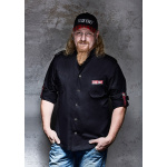 Kochjacke Raw-Draft ROCK CHEF®-Stage2 schwarz Gr.54