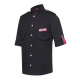 Kochjacke Raw-Draft ROCK CHEF®-Stage2 schwarz Gr.54