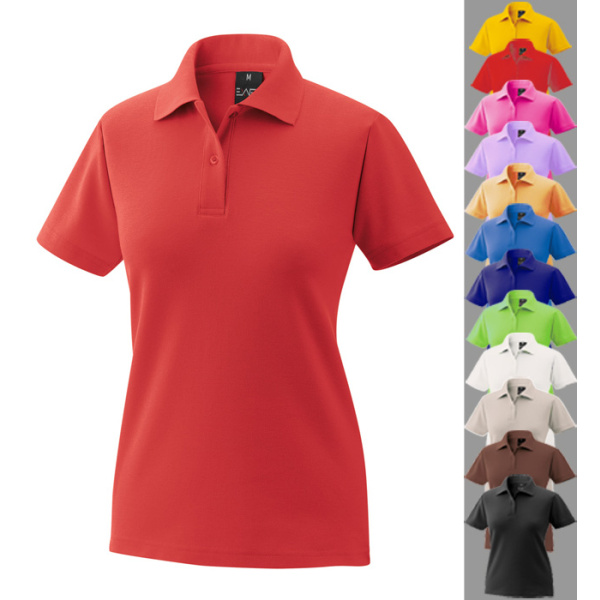 Damen Poloshirt Polo Shirt rot XS