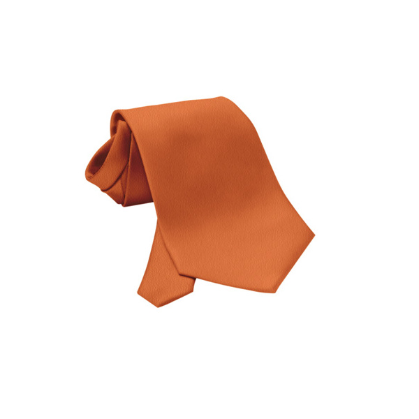 Krawatte Modell 914 65% Polyester, 35% Baumwolle terracotta