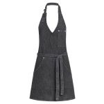 Damen-Latzschürze 70x65 Modell 44116 black denim