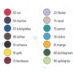 Krawatte Modell 02/157 koenigsblau